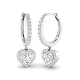"Entsy Gold Diamond Drop & Trilogy Earrings - 1ct Luxury Elegance"