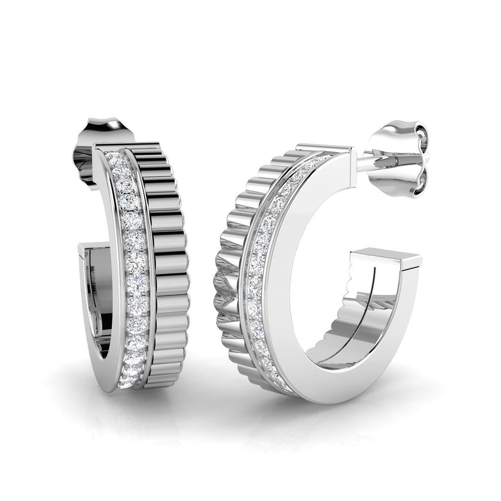 Hoop Earrings - Entvy 0.33ct Lab Grown Diamond