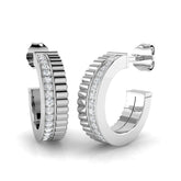 Hoop Earrings - Entvy 0.33ct Lab Grown Diamond