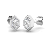Solitaire Diamond Earrings Epsby Gold 0.5ct Luxury