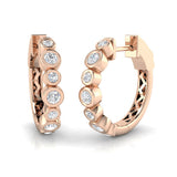 Hoop Earrings - Erily 0.5ct Gold Pure Splendor