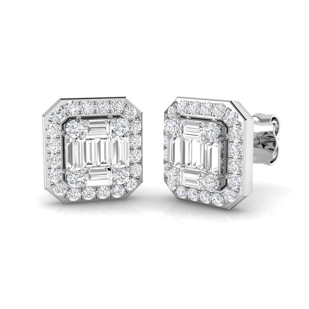 Treasured Always Diamond Earring 1 ct Platinum, 9ct, 18ct White, Yellow & Rose Gold | Handcrafted Fine Jewellery-2