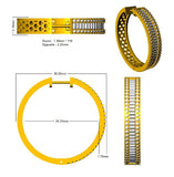 2.50 Ct Natural / Lab-Grown Baguette & Round Diamond Hoop Earrings in Pavé & Channel Set