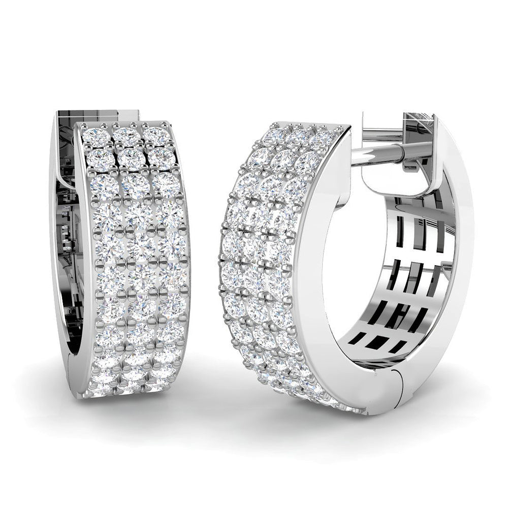Hoop Earrings - Erkwy 0.5ct Gold Pure Radiance