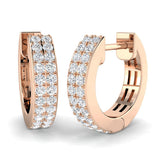 Hoop Earrings - Erlby 0.33ct Gold Pure Radiance