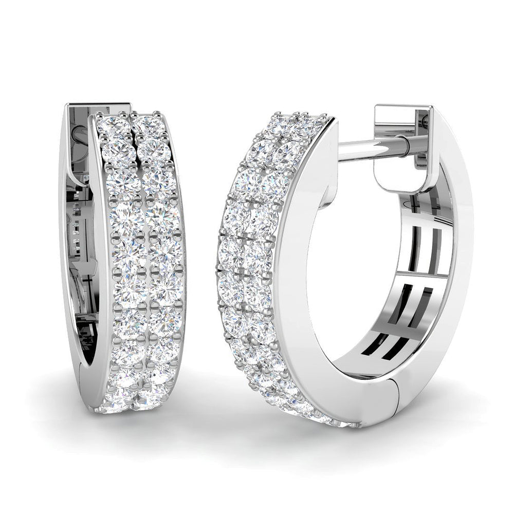 Hoop Earrings - Erlby 0.33ct Gold Pure Radiance