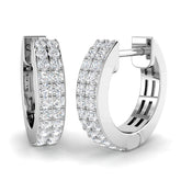 Hoop Earrings - Erlby 0.33ct Gold Pure Radiance
