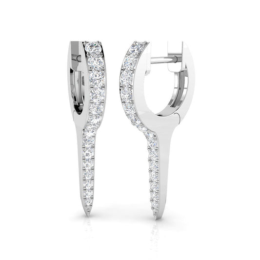 Hoop Earrings - Erly 0.5ct Gold Pure Radiance