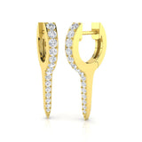 Hoop Earrings - Erly 0.5ct Gold Pure Radiance