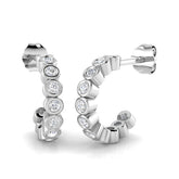 Hoop Earrings - Rain 0.5ct Gold Pure Elegance