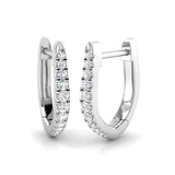 Hoop Earrings - Aloe 0.1ct Gold Pure Elegance