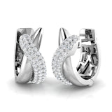 Hoop Earrings - Cliff 0.33ct Gold Pure Splendor