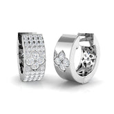 Hoop Earrings - Lushy 0.5ct Gold Diamond Luxury Jewelry