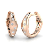 Hoop Earrings - Airy 0.2ct Gold Pure Elegance