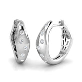 Hoop Earrings - Airy 0.2ct Gold Pure Elegance