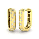 Hoop Earrings - Comet 0.25ct Gold Cosmic Grace