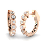 Hoop Earrings - Crisp 0.33ct Gold Pure Splendor
