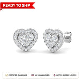 Lab grown diamond earring