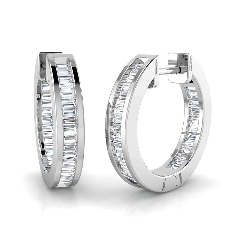 Hoop Earrings - Lumty 0.5ct Gold Pure Elegance