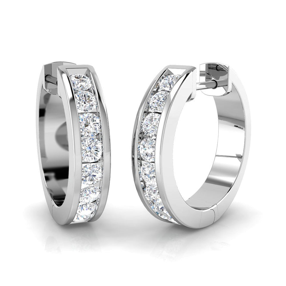 Hoop Earrings - Aster 0.5ct Elegant Luxury Diamond