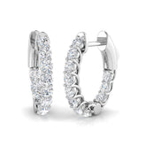 Hoop Earrings - Lumyy 1ct Luxury Gold Grace