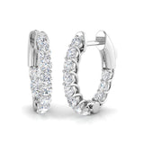 Hoop Earrings - Lumyy 1ct Luxury Gold Grace