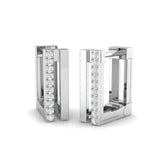 Lunly Fancy Gold Diamond Earrings 0.1ct - Elegant Luxury Jewelry