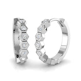 Hoop Earrings - Lunhy 0.2ct Gold Pure Splendor