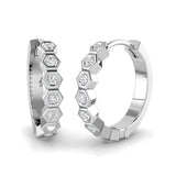 Hoop Earrings - Lunhy 0.2ct Gold Pure Splendor
