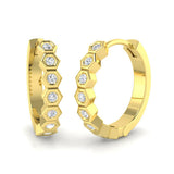 Hoop Earrings - Lunhy 0.2ct Gold Pure Splendor