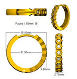 Natural & Lab Grown Round Cut Diamond Hoop Earring | Hinged Hoop Closure | UK Hallmarked