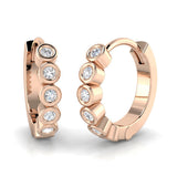 Hoop Earrings - Lunny 0.15ct Gold Minimalist Luxury