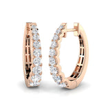 Hoop Earrings - Lumwy 1ct Classic Gold Luxury