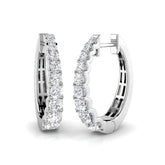 Hoop Earrings - Lumwy 1ct Classic Gold Luxury