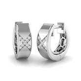 Hoop Earrings - Luvoy Elegant Luxury 0.5ct Gold