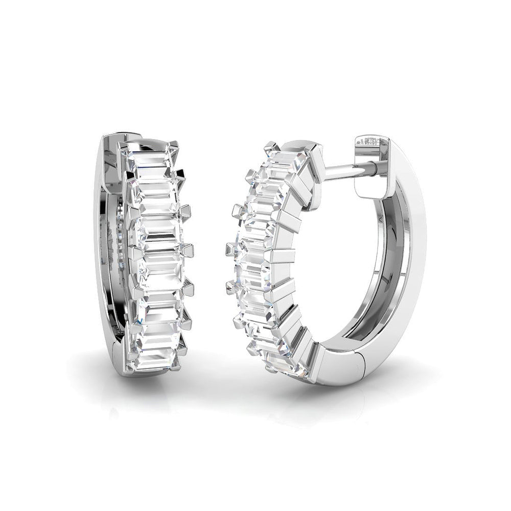 Hoop Earrings - Lurwy 0.5ct Gold Diamond Luxury
