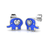 Lupvy Gold Diamond Earrings - 0.2ct Elegant Luxury Jewelry