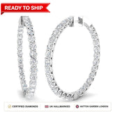 Lab grown diamond earring