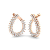 Hoop Earrings - Dusty 1ct Lab Grown Diamond