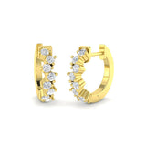 Hoop Earrings - Lutty Gold 0.5ct Luxury Diamond Elegance
