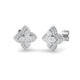 Lutpy 0.5ct Fancy Gold Diamond Earrings - Elegant Luxury Jewelry