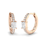 Hoop Earrings - Lutly Gold 0.5ct to 1ct Elegant Luxury Design