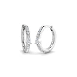 Hoop Earrings - Lutmy Luxury 0.2ct to 0.5ct Gold Diamond