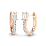 Hoop Earrings - Lutwy Gold 0.5ct Luxury Diamond For Women