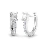 Hoop Earrings - Lutwy Gold 0.5ct Luxury Diamond For Women