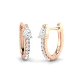 Hoop Earrings - Lutry Luxury Gold Brilliance 0.33ct to 1ct