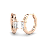 Hoop Earrings - Luvsy Elegant Luxury Gold Diamond