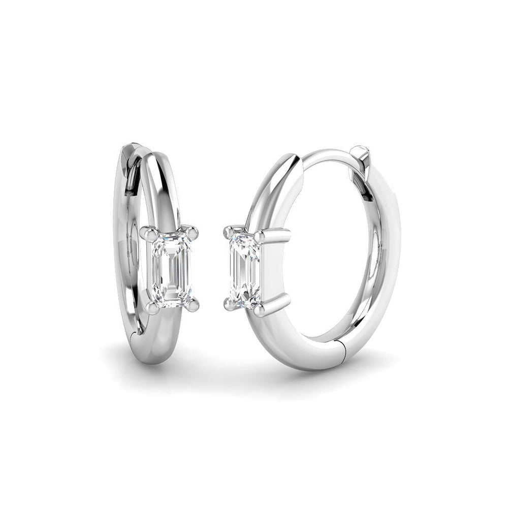 Hoop Earrings - Luvsy Elegant Luxury Gold Diamond