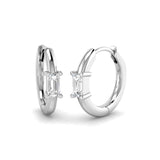 Hoop Earrings - Luvsy Elegant Luxury Gold Diamond