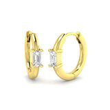 Hoop Earrings - Luvsy Elegant Luxury Gold Diamond